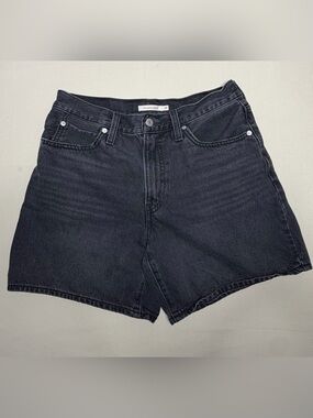 Levi’s Classic High-Rise Black Denim Women’s Shorts sz 29 174